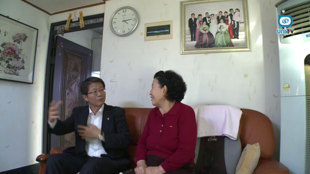 장관, 이산가족 위로 방문 (2013년 9월 25일)